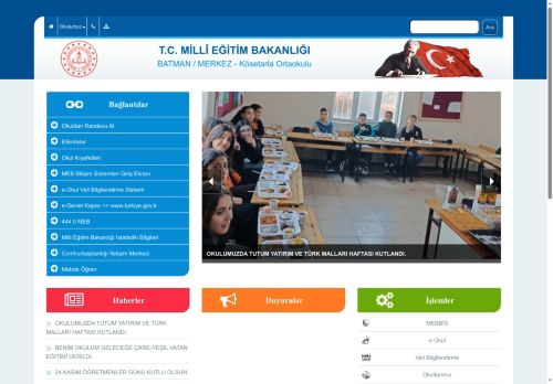 Kösetarla Ortaokulu - BATMAN / MERKEZ