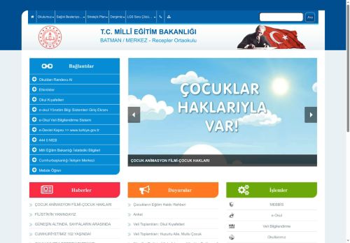 Recepler Ortaokulu - BATMAN / MERKEZ