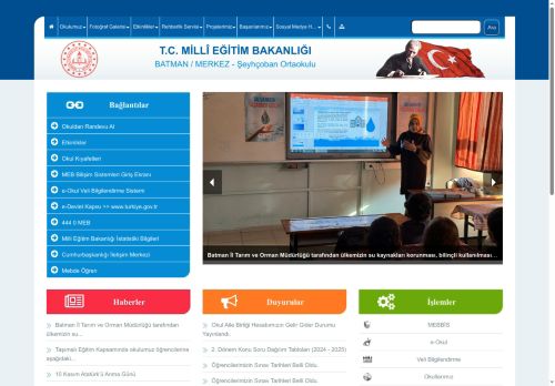 Şeyhçoban Ortaokulu - BATMAN / MERKEZ
