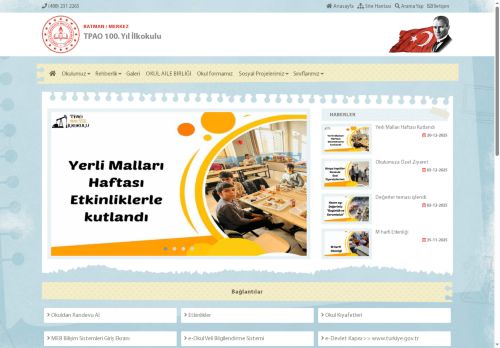 TPAO 100. Yıl İlkokulu - BATMAN / MERKEZ