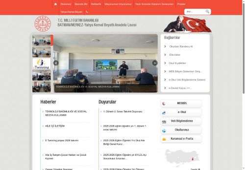 Yahya Kemal Beyatlı Anadolu Lisesi - BATMAN / MERKEZ