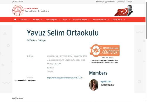 Yavuz Selim Ortaokulu - BATMAN / MERKEZ