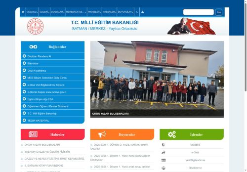 Yaylıca Ortaokulu - BATMAN / MERKEZ