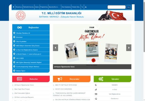 Zübeyde Hanım İlkokulu - BATMAN / MERKEZ