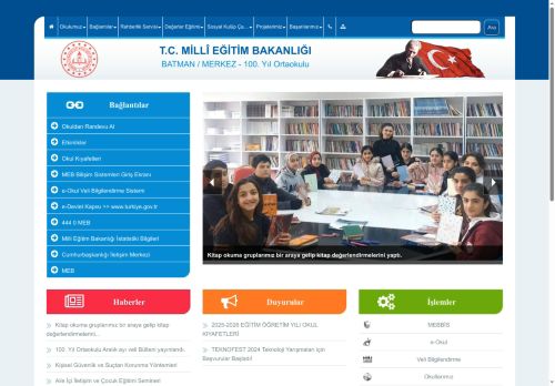 100. Yıl Ortaokulu - BATMAN / MERKEZ