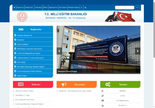 50. Yıl Ortaokulu - BATMAN / MERKEZ