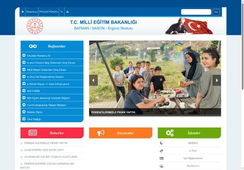 Ergünü İlkokulu - BATMAN / SASON