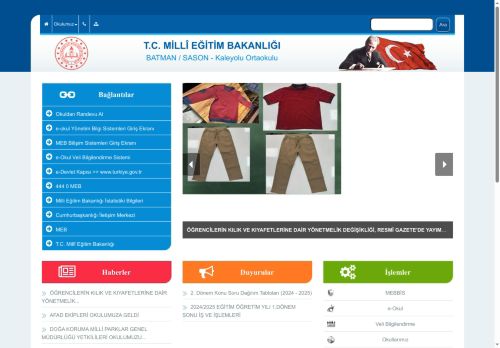 Kaleyolu Ortaokulu - BATMAN / SASON