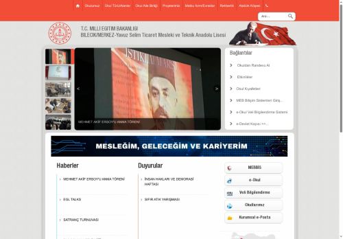 Yavuz Selim Ticaret Mesleki ve Teknik Anadolu Lisesi - BİLECİK / MERKEZ