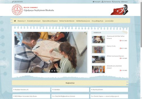 Oğulpaşa Yeşilçimen İlkokulu - BİLECİK / OSMANELİ
