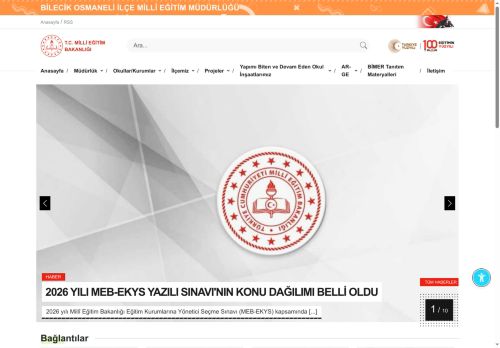 OSMANELİ İLÇE MİLLÎ EĞİTİM MÜDÜRLÜĞÜ - MEB BİLECİK