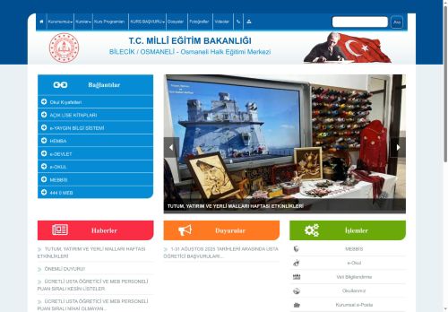 Osmaneli Halk Eğitimi Merkezi - BİLECİK / OSMANELİ