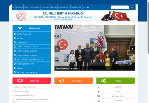 Osmaneli Şehit Osman Er Anadolu İmam Hatip Lisesi - BİLECİK / OSMANELİ