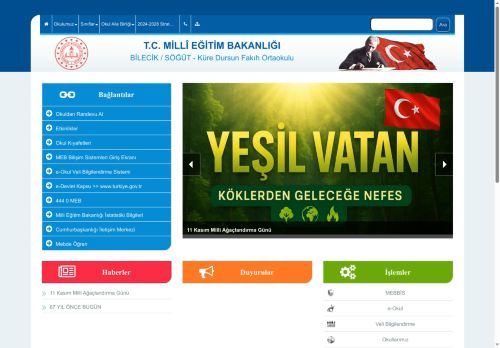 Küre Dursun Fakıh Ortaokulu - BİLECİK / SÖĞÜT