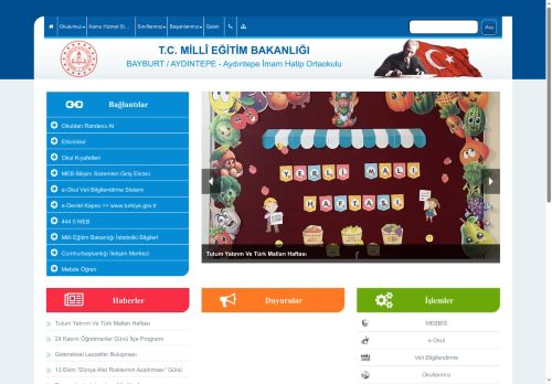 Aydıntepe İmam Hatip Ortaokulu - BAYBURT / AYDINTEPE