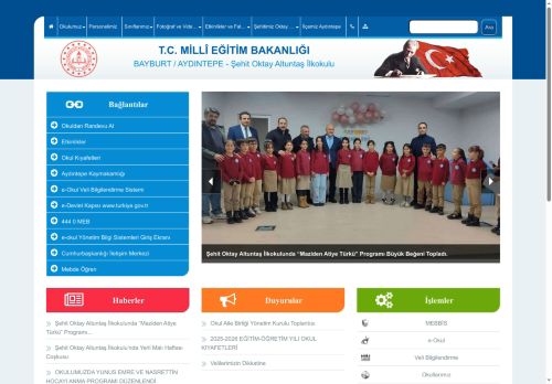 Şehit Oktay Altuntaş İlkokulu - BAYBURT / AYDINTEPE