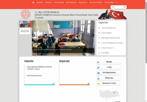 Demirözü Hüseyin Nüsret Resul Beyler İmam Hatip Ortaokulu - BAYBURT / DEMİRÖZÜ