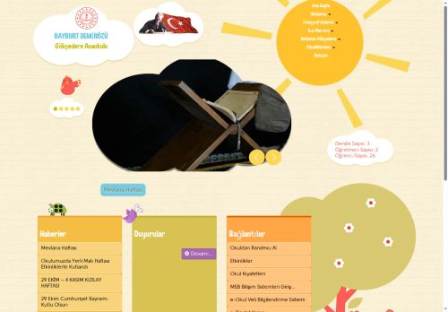 Gökçedere Anaokulu - BAYBURT / DEMİRÖZÜ