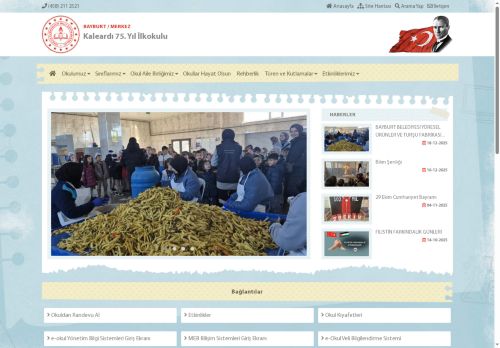 Kaleardı 75. Yıl İlkokulu - BAYBURT / MERKEZ