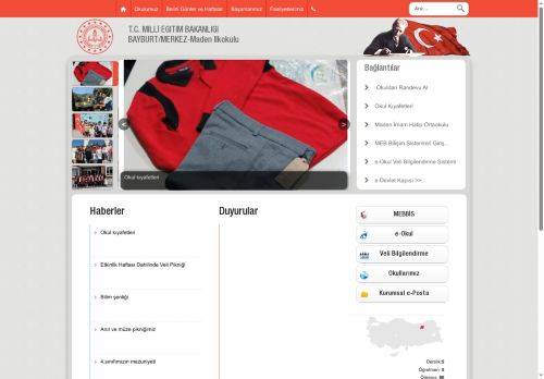 Maden İlkokulu - BAYBURT / MERKEZ