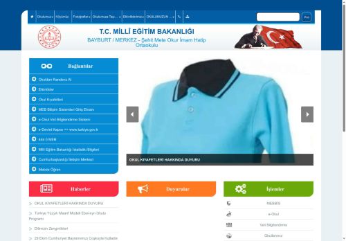 Şehit Mete Okur İmam Hatip Ortaokulu - BAYBURT / MERKEZ