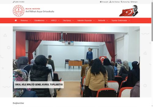 Arif Nihat Asya Ortaokulu - BİLECİK / BOZÜYÜK