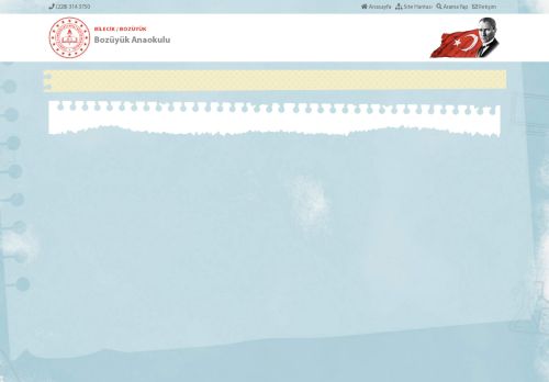 Bozüyük Anaokulu - BİLECİK / BOZÜYÜK