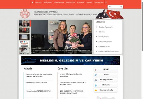 Bozüyük Mimar Sinan Mesleki ve Teknik Anadolu Lisesi - BİLECİK / BOZÜYÜK