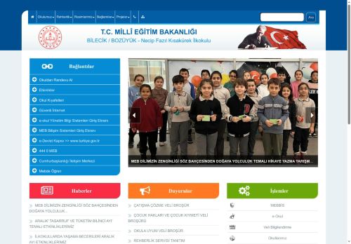 Necip Fazıl Kısakürek İlkokulu - BİLECİK / BOZÜYÜK