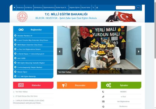 Şehit Zafer İpek Özel Eğitim İlkokulu - BİLECİK / BOZÜYÜK