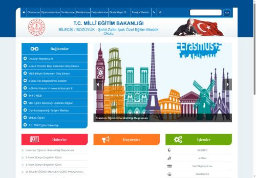 Şehit Zafer İpek Özel Eğitim Meslek Okulu - BİLECİK / BOZÜYÜK