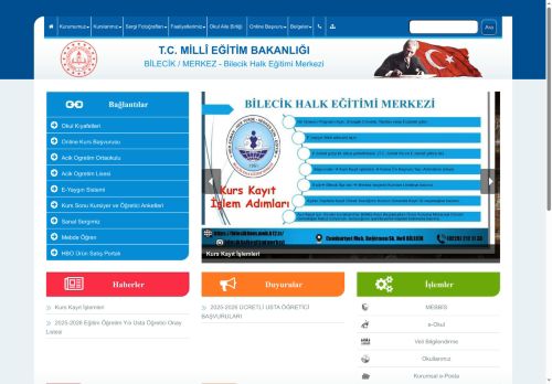 Bilecik Halk Eğitimi Merkezi - BİLECİK / MERKEZ