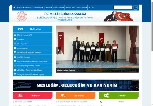Hayme Ana Kız Mesleki ve Teknik Anadolu Lisesi - BİLECİK / MERKEZ