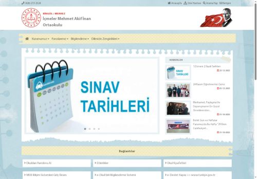 İçmeler Mehmet Akif İnan Ortaokulu - BİNGÖL / MERKEZ