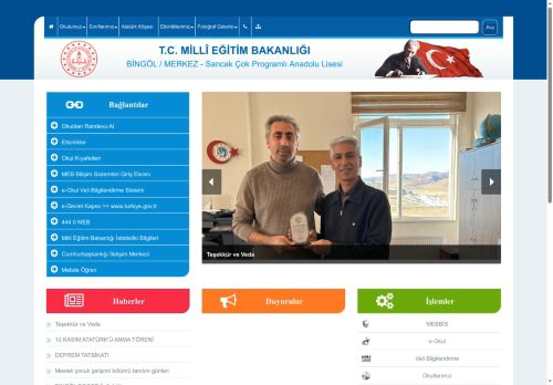 Sancak Çok Programlı Anadolu Lisesi - BİNGÖL / MERKEZ