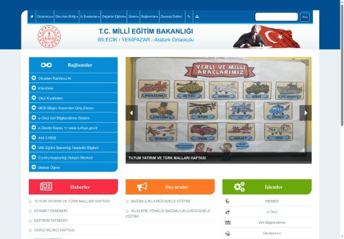 Atatürk Ortaokulu - BİLECİK / YENİPAZAR