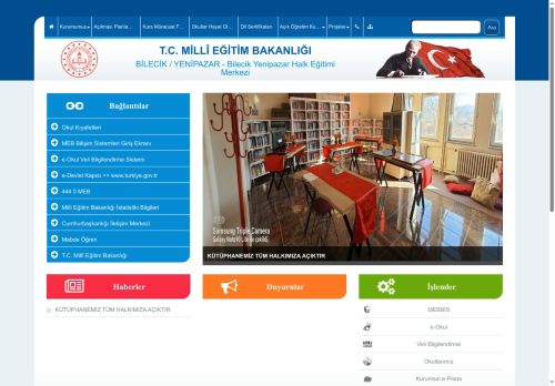 Bilecik Yenipazar Halk Eğitimi Merkezi - BİLECİK / YENİPAZAR