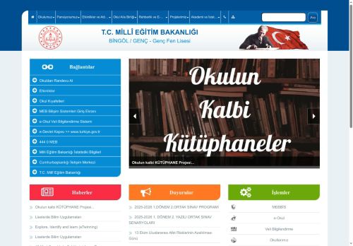 Genç Fen Lisesi - BİNGÖL / GENÇ