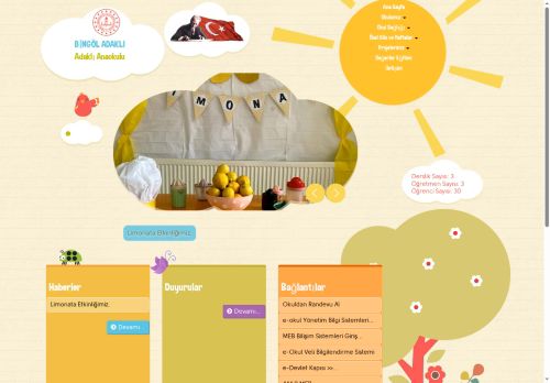 Adaklı Anaokulu - BİNGÖL / ADAKLI