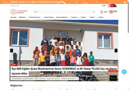 ADAKLI İLÇE MİLLÎ EĞİTİM MÜDÜRLÜĞÜ - MEB BİNGÖL