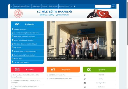 Çamlık İlkokulu - BİNGÖL / GENÇ