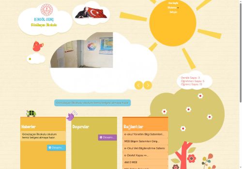 Gönülaçan İlkokulu - BİNGÖL / GENÇ