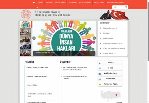 Milli Eğitim Vakfı İlkokulu - BİNGÖL / GENÇ