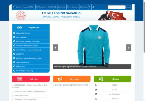 Nuri Özaltın İlkokulu - BİNGÖL / GENÇ