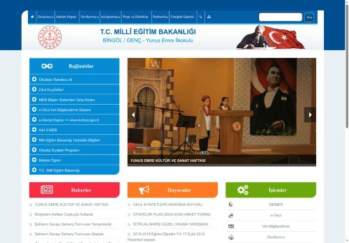 Yunus Emre İlkokulu - BİNGÖL / GENÇ