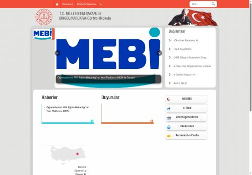 Dörtyol İlkokulu - BİNGÖL / KARLIOVA