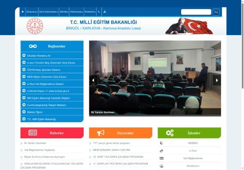 Karlıova Anadolu Lisesi - BİNGÖL / KARLIOVA