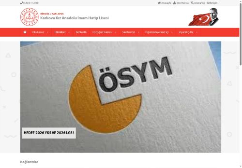 Karlıova Kız Anadolu İmam Hatip Lisesi - BİNGÖL / KARLIOVA