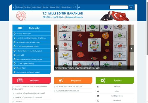 Sakaören İlkokulu - BİNGÖL / KARLIOVA