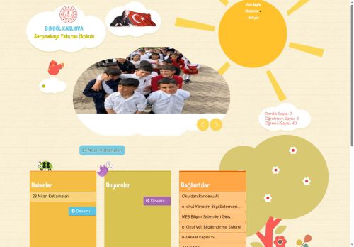 Serpmekaya Yalnızan İlkokulu - BİNGÖL / KARLIOVA